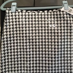 Sister Sam - NWT  Girl's Sequin Houndstooth Black & White Skirt Size 10